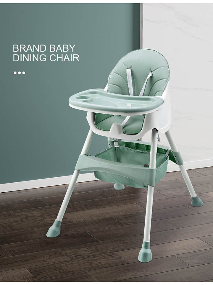 2 in 1 Convertible High Chair & Booster Seat for Baby 6Months+