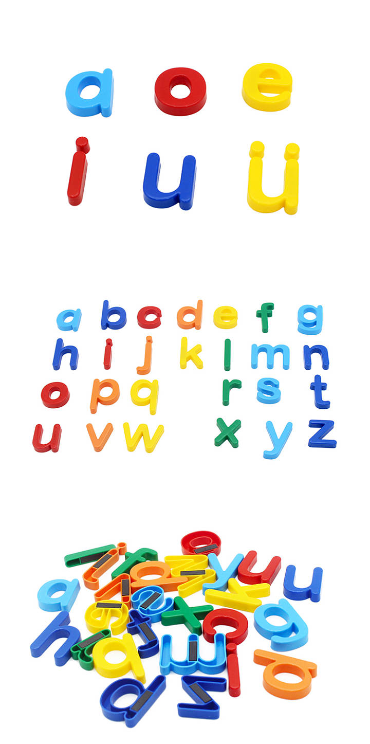 Magnetic Letters Preschool Learning Spelling 26 Alphabets Lower Case