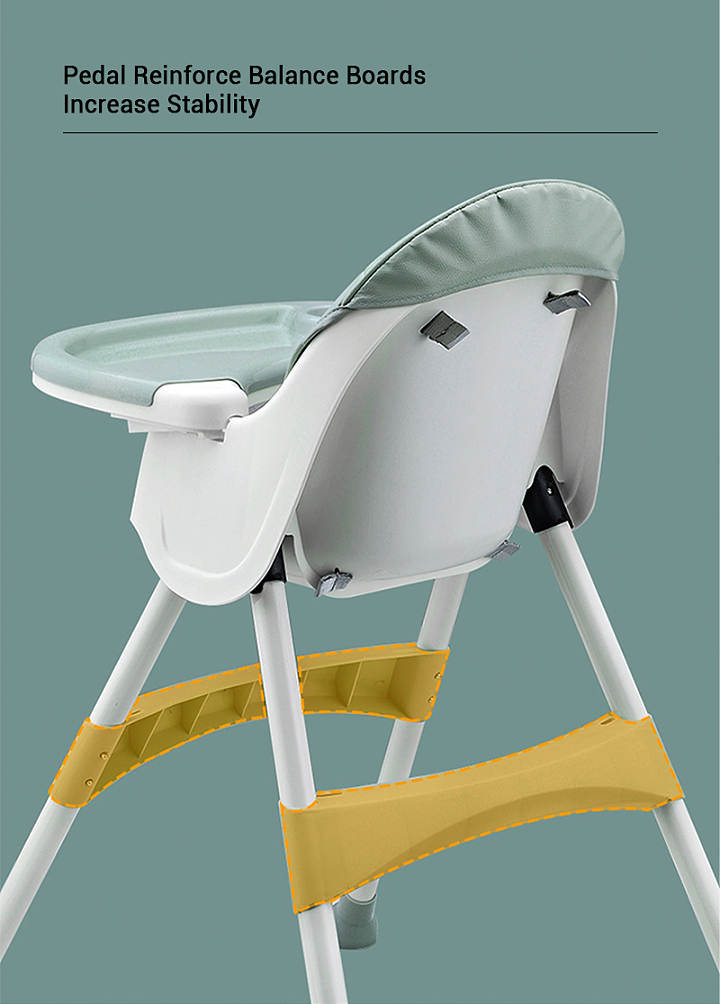 2 in 1 Convertible High Chair & Booster Seat for Baby 6Months+