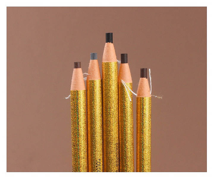 Eyebrow Pencil Set 12 Pcs (Black/ Brown/ Gray)
