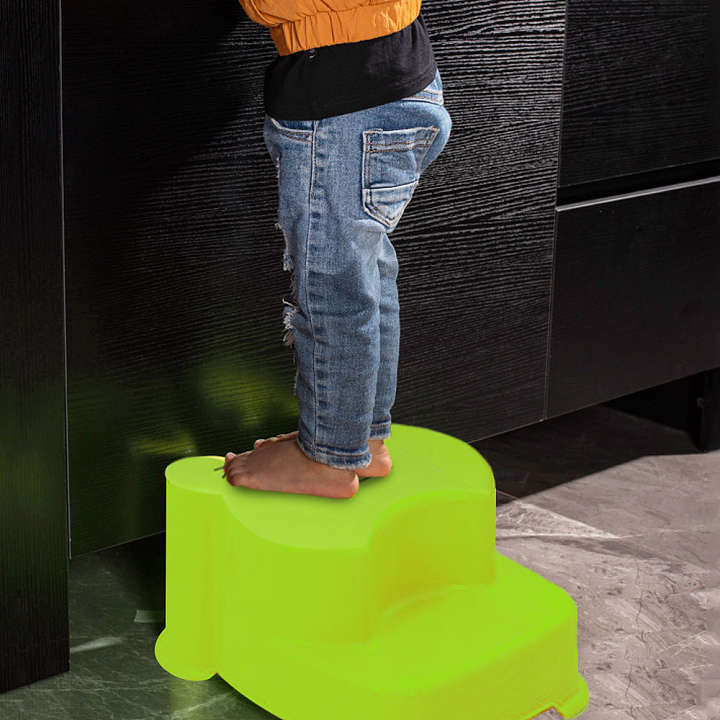 Foot Stool Is Suitable For Children's Bathroom, Toilet Training, Kitchen And Non-Slip Footstool